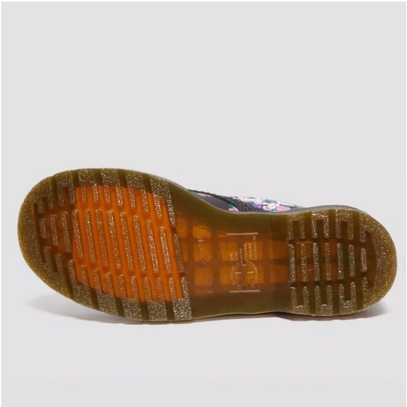 Dr. Martens 1460 Pascal Floral Boots Vintage Leather Boots - Picture 13 of 14